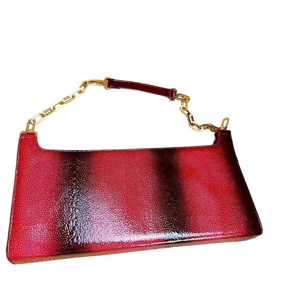 Melian Women’s Purse Ombre Pink/Burgundy / Size Small Sku 2304